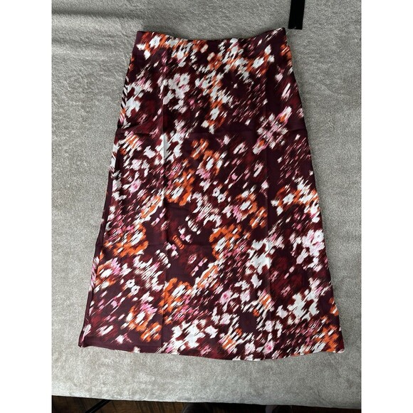 Rafaella Skirt Womens Size L,Color Windsor Wine Polyester - Picture 1 of 11